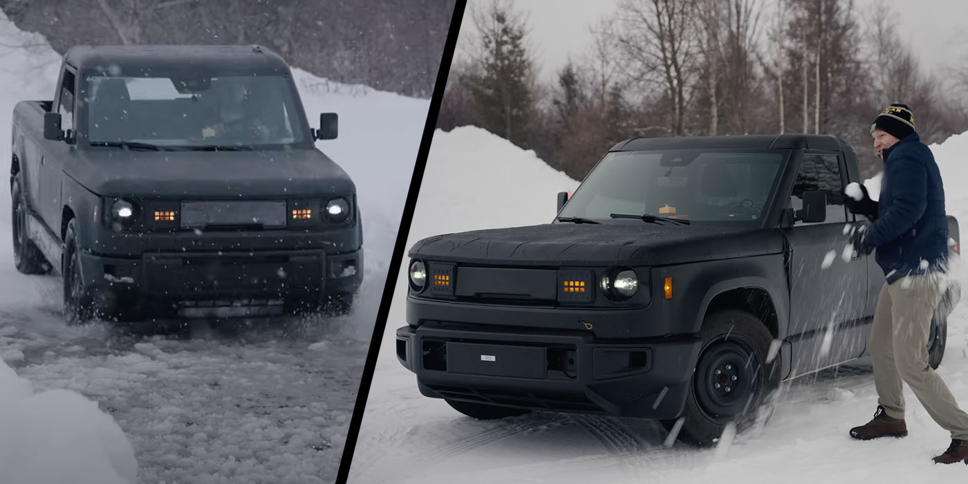 Slate Auto thử nghiệm bán tải điện trong mùa đông khắc nghiệt tại Michigan — vượt qua bùn tuyết và cái lạnh cắt da