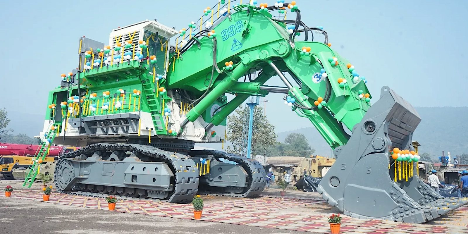 Máy đào khổng lồ 600 tấn Liebherr lần đầu được chuyển đổi từ diesel sang chạy điện hoàn toàn — bước ngoặt của ngành khai khoáng