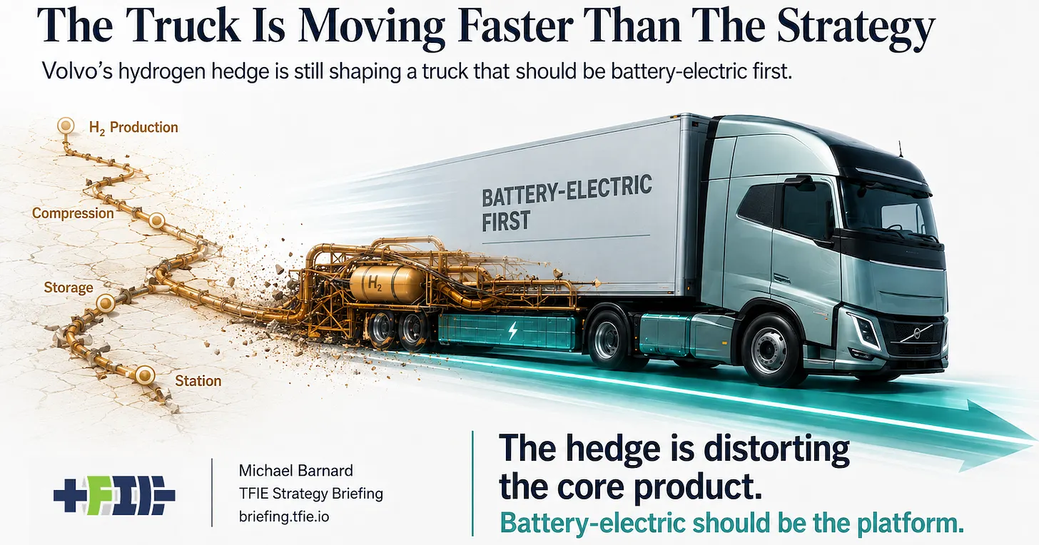 Xe tải điện Volvo FH Aero Electric tiến nhanh hơn cả chiến lược hydro của chính Volvo