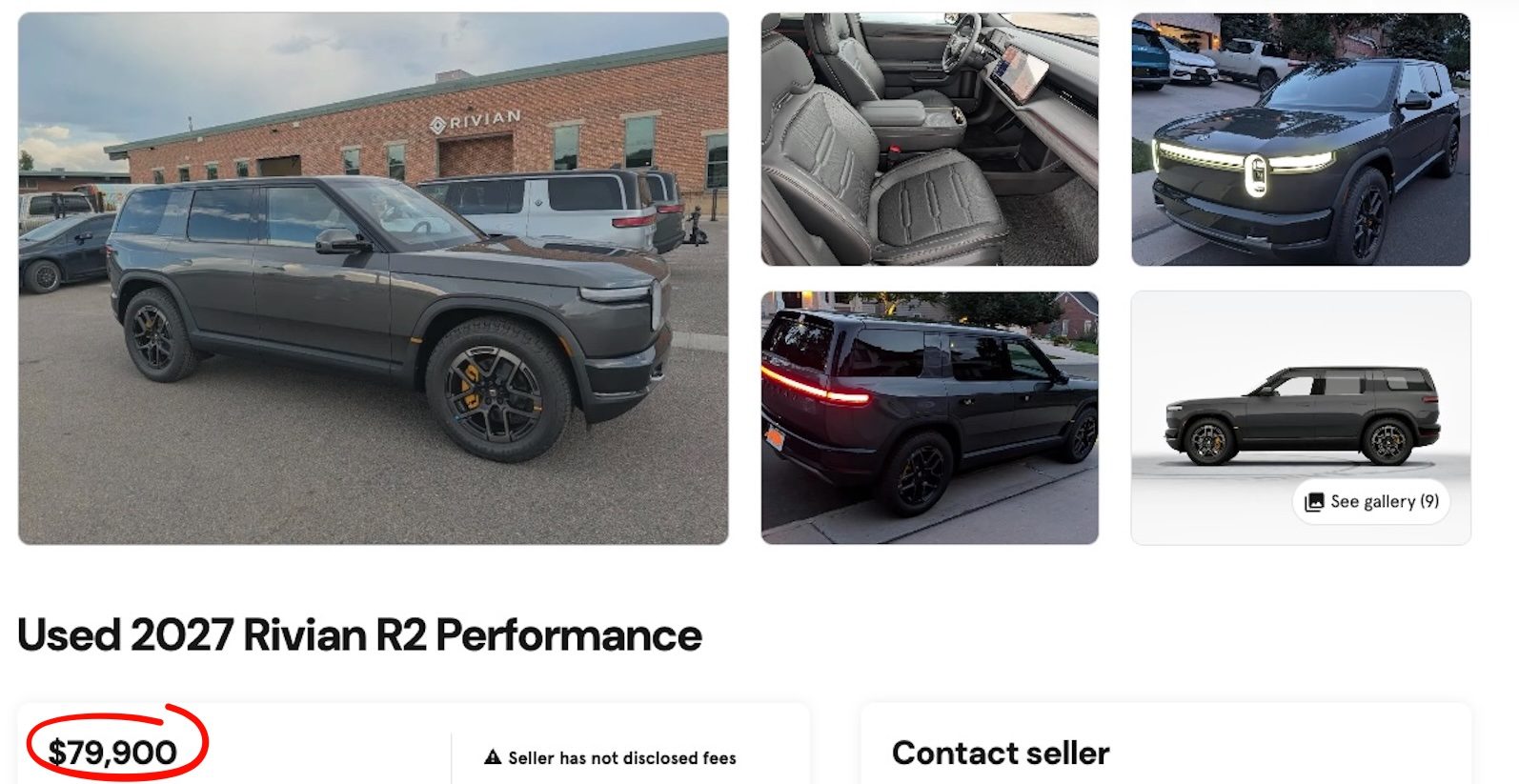 Rivian R2 vừa giao đã bị rao bán lại gần 2 tỷ VND — cao hơn giá gốc nửa tỷ đồng, nhưng liệu có ai mua?