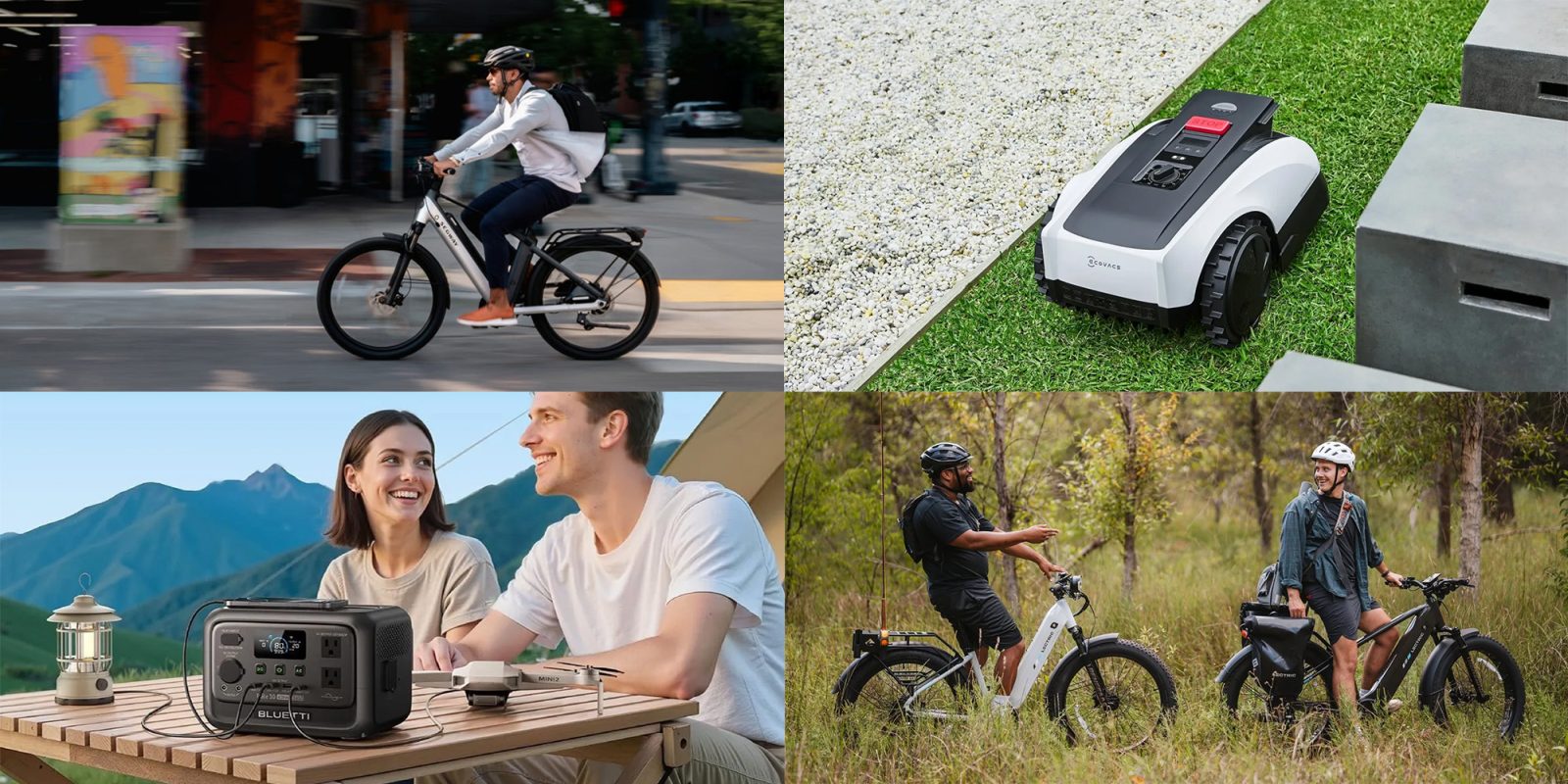 Tổng hợp ưu đãi xanh hôm nay: Xe đạp điện Segway Myon lần đầu giảm giá còn 1.550 USD, robot cắt cỏ ECOVACS Goat O1000 RTK chỉ 699 USD, Lectric XPeak2, Bluetti và nhiều deal hấp dẫn khác