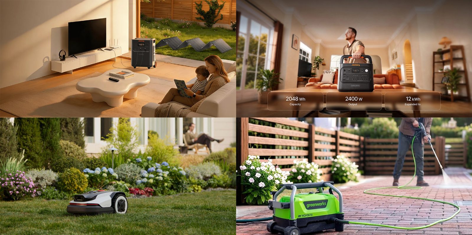 Jackery giảm giá kỷ lục trạm năng lượng HomePower 3600 Plus và 2000 Plus v2 — tiết kiệm đến 34 triệu đồng