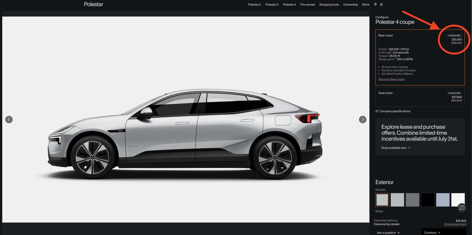 Polestar giảm giá sốc hơn 600 triệu VND cho xe điện tại Mỹ sau khi bị cấm bán — cơ hội mua EV giá rẻ hiếm có
