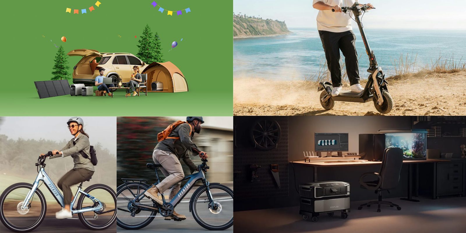 EcoFlow giảm giá đến 61% trạm sạc di động trong đợt sale tháng 5 — kèm flash sale 48 giờ, Segway GT3 SuperScooter và xe đạp điện Aventon giá tốt