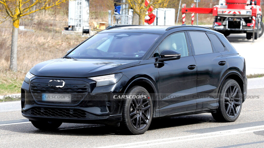 Audi Q4 e-tron 2027 lộ diện gần như hoàn toàn — nâng cấp nhẹ ngoại thất, thay đổi lớn về công nghệ