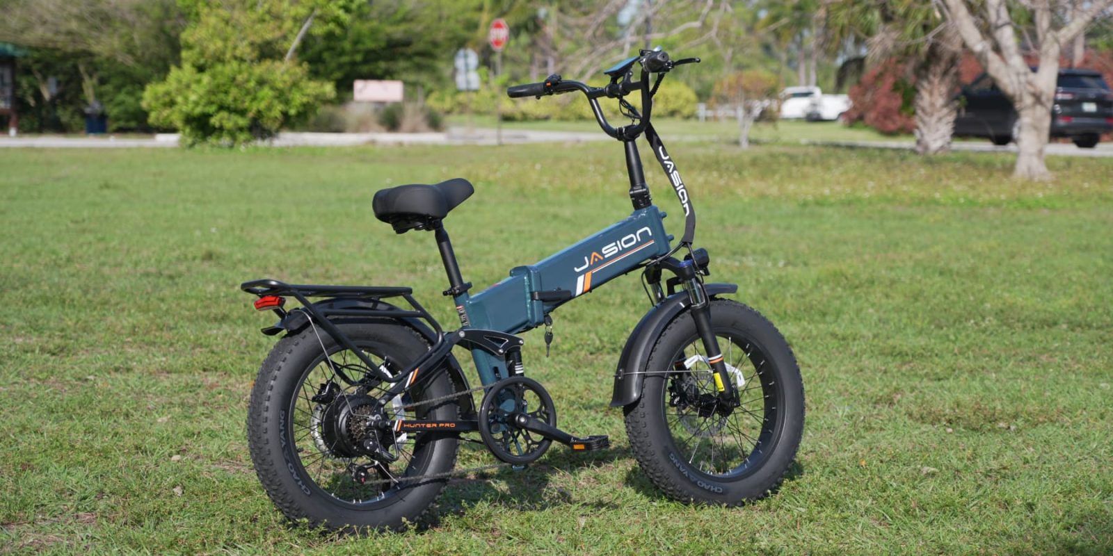 Jasion Hunter Pro — xe đạp điện gập lốp béo, giảm xóc kép, giá chỉ khoảng 25 triệu VND
