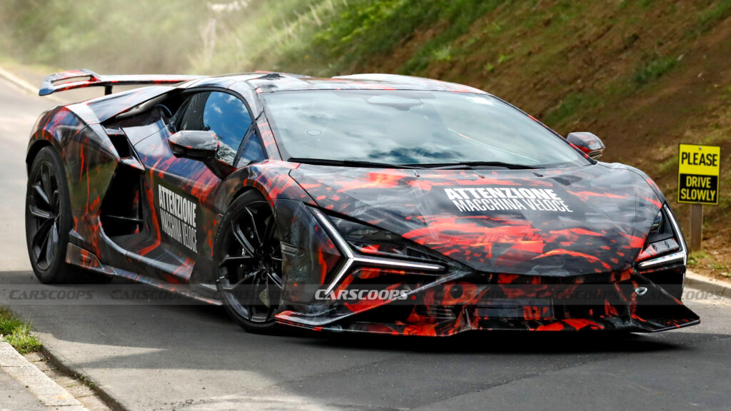 Lamborghini Revuelto SV lộ diện — bản nâng cấp hybrid với công suất đồn đoán lên tới 1.184 mã lực