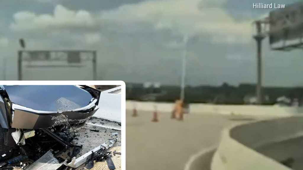 Video mới cho thấy Tesla Cybertruck suýt lao khỏi cầu vượt khi trên xe có mẹ và em bé — vụ kiện FSD chấn động Texas