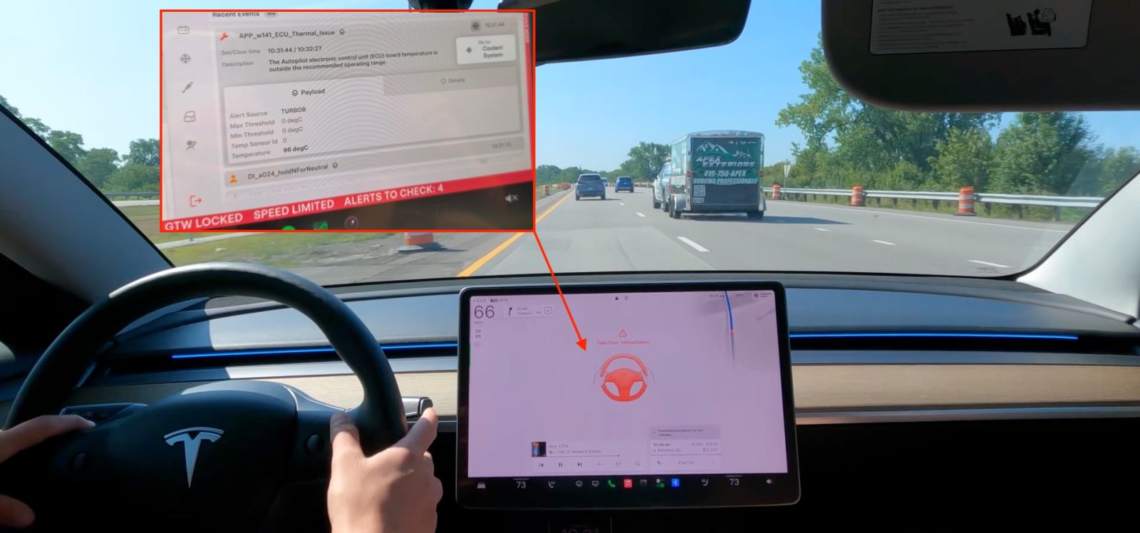 Tesla FSD v14 Lite gây quá nhiệt và hỏng máy tính Autopilot trên xe dùng phần cứng HW3