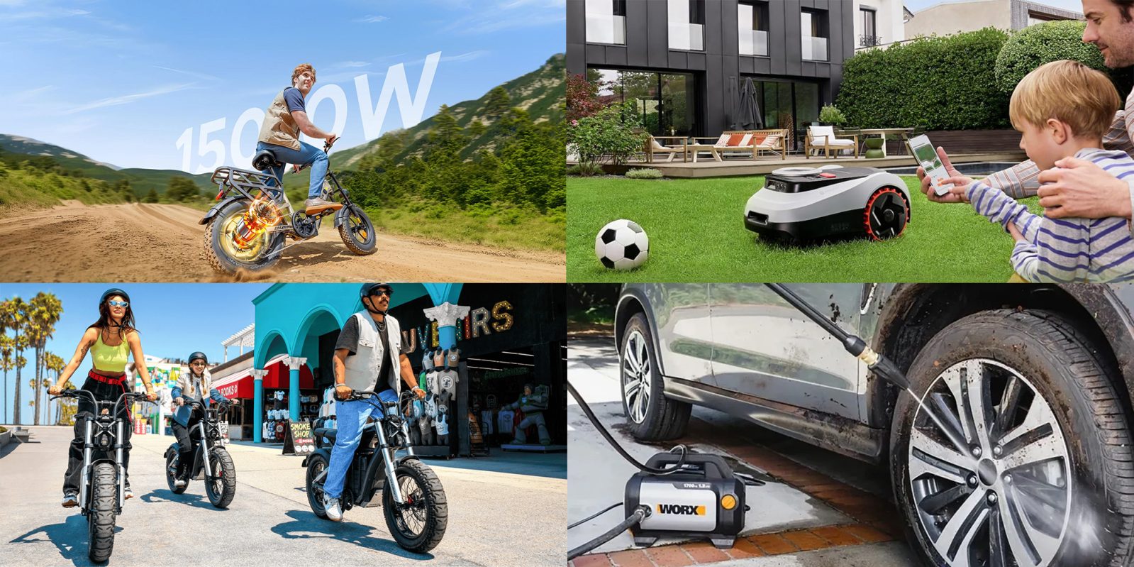 Tổng hợp ưu đãi xanh: Xe đạp điện ENGWE L16 tầm xa 241 km từ 22,5 triệu VND, Segway Xyber tặng pin dự phòng giảm 35 triệu, robot cắt cỏ Navimow i215 LiDAR và nhiều deal hấp dẫn khác
