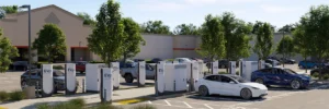 EVgo bắt tay Tesla triển khai trạm sạc V4 Supercharger mang thương hiệu riêng — bước ngoặt hợp nhất hạ tầng sạc nhanh tại Mỹ
