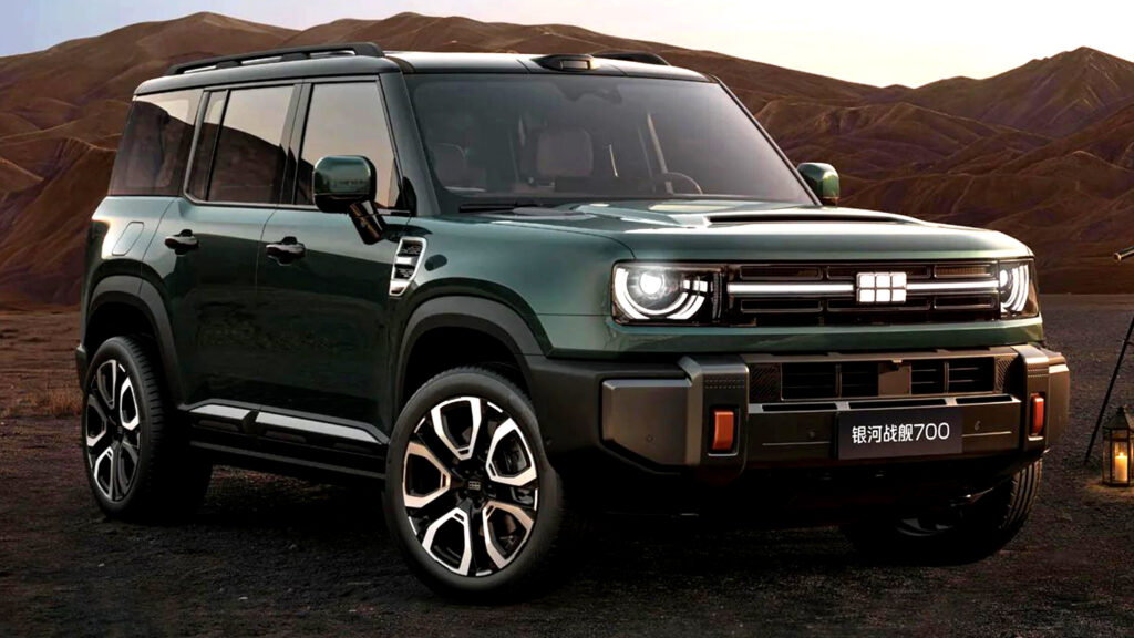 Geely Galaxy Cruiser 700 — SUV lai điện 1.113 mã lực với ba mô-tơ điện, mạnh gấp đôi Land Rover Defender Octa
