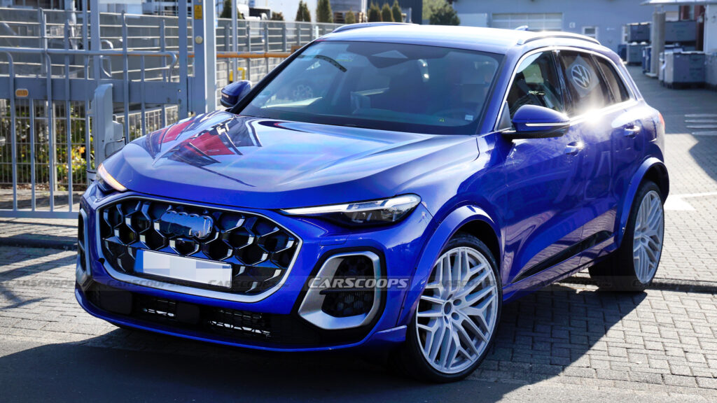 Audi lần đầu tiên gắn huy hiệu RS lên Q5 — mẫu RSQ5 hiệu suất cao với 630 mã lực bất ngờ lộ diện trên đường thử