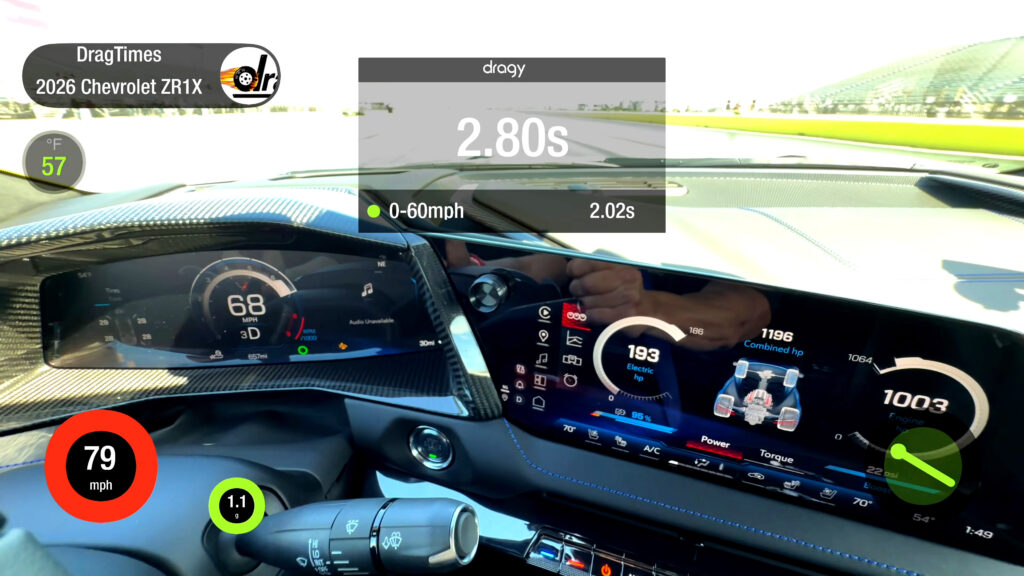 Corvette ZR1X biến những cú chạy 8 giây trên đường đua 402 mét thành chuyện bình thường